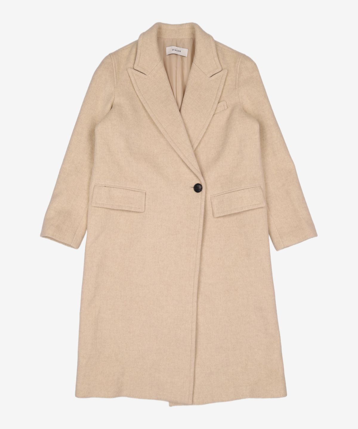 오이아우어(OIAUER) Halfdouble Long Coat in Ivory S