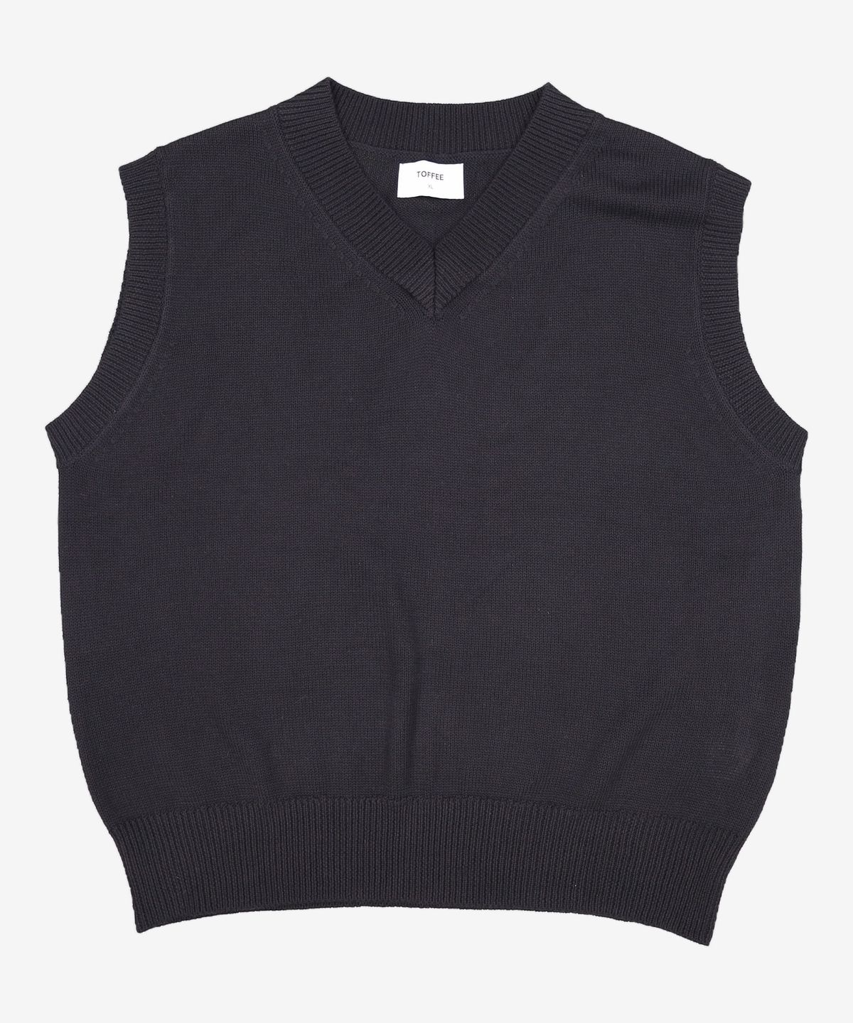 토피(TOFFEE) 니트 베스트 (BROWN) XL