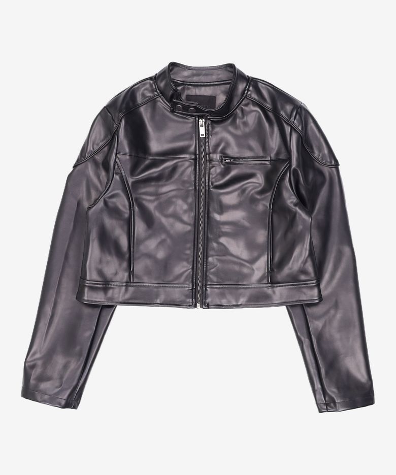 BE MY YOUHEE BIKER JACKET BLACK FREE