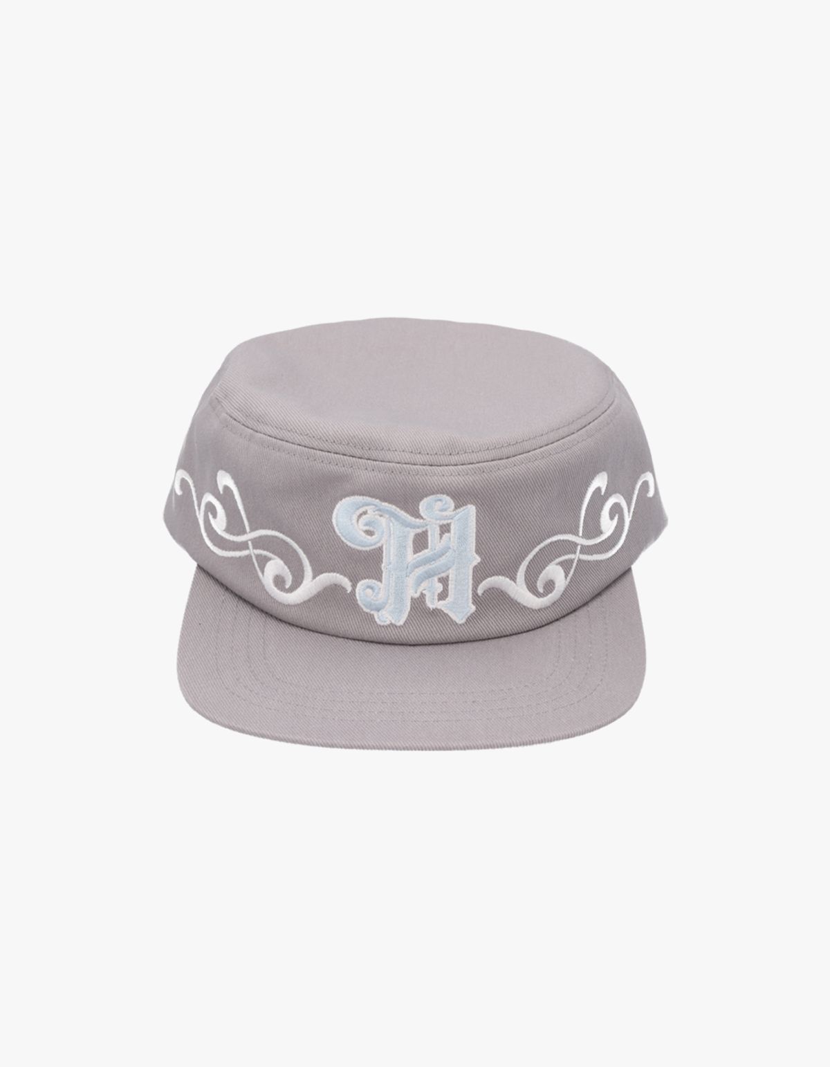 혼쿄(HONKYO) Soldier Girl Pillbox Cap- Solid Grey