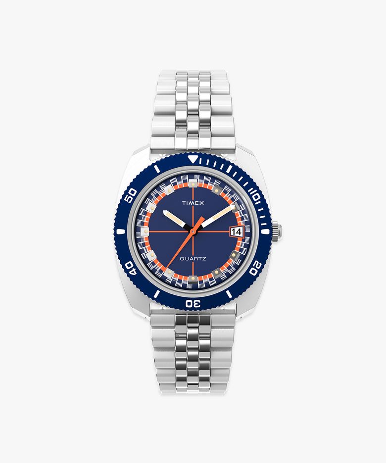 Q TIMEX 1971 벨로시티 레이싱워치 36mm