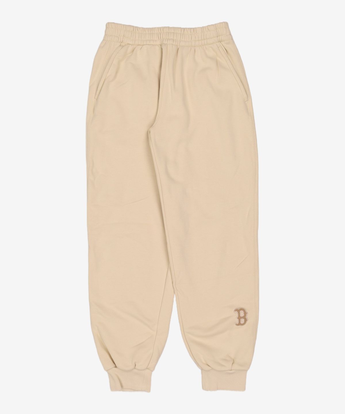 엠엘비(MLB) 베이직 스몰로고 기모 조거팬츠 BOS (L.Beige) XS