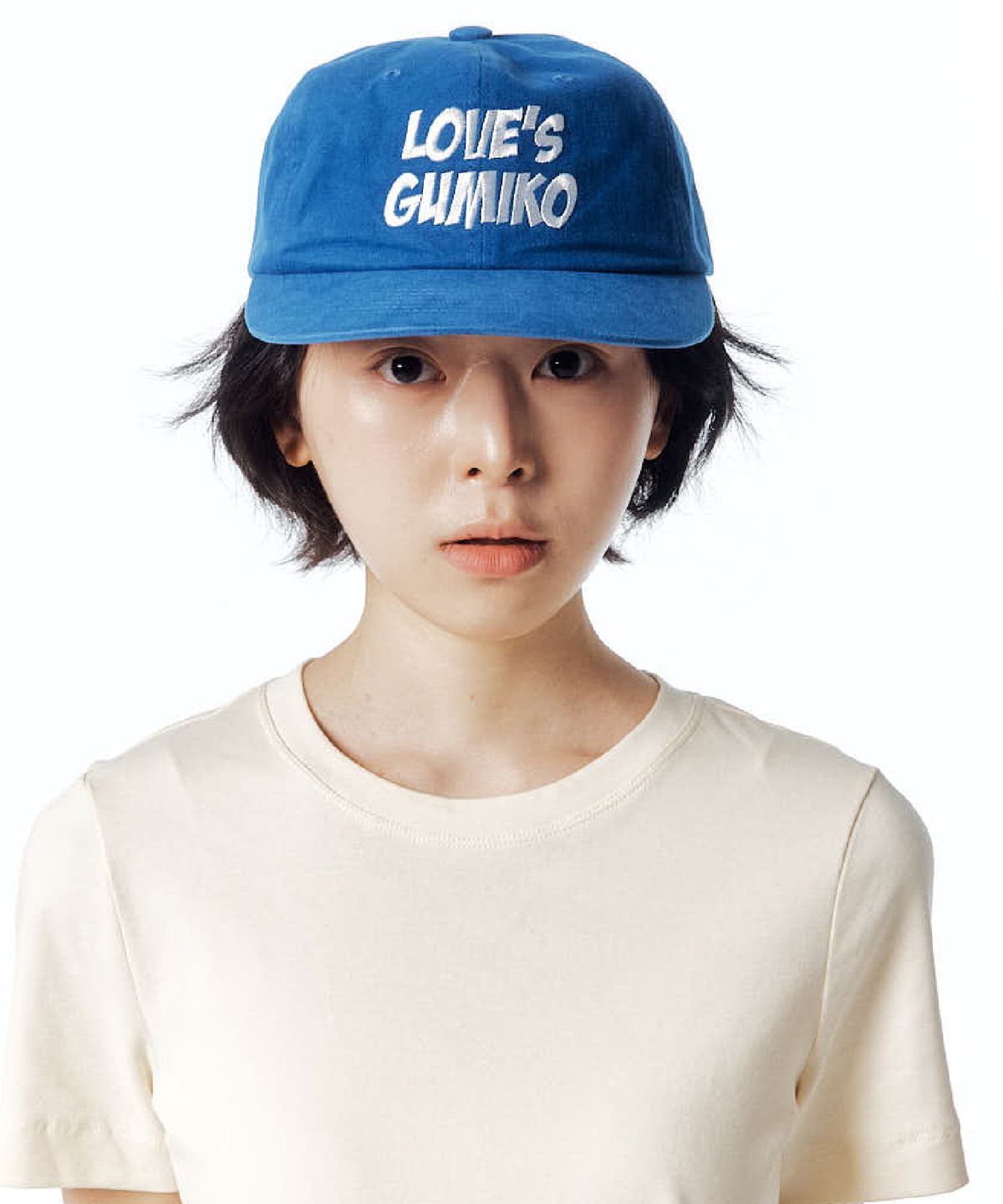 구미코(9UMIKO) LOVES GUMIKO CAP BLUE