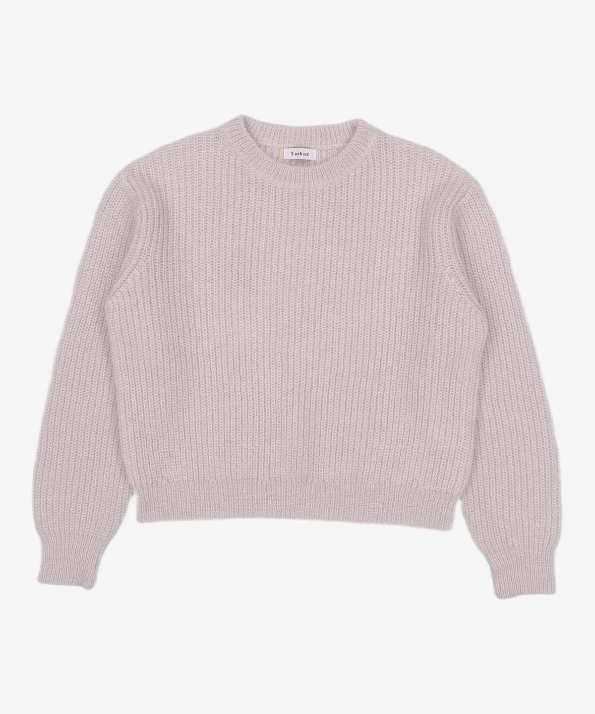 룩캐스트(LOOKAST) 졸리 모헤어 풀오버 니트 탑_그레이 / JOLY MOHAIR PULLOVER KNIT TOP_GREY M