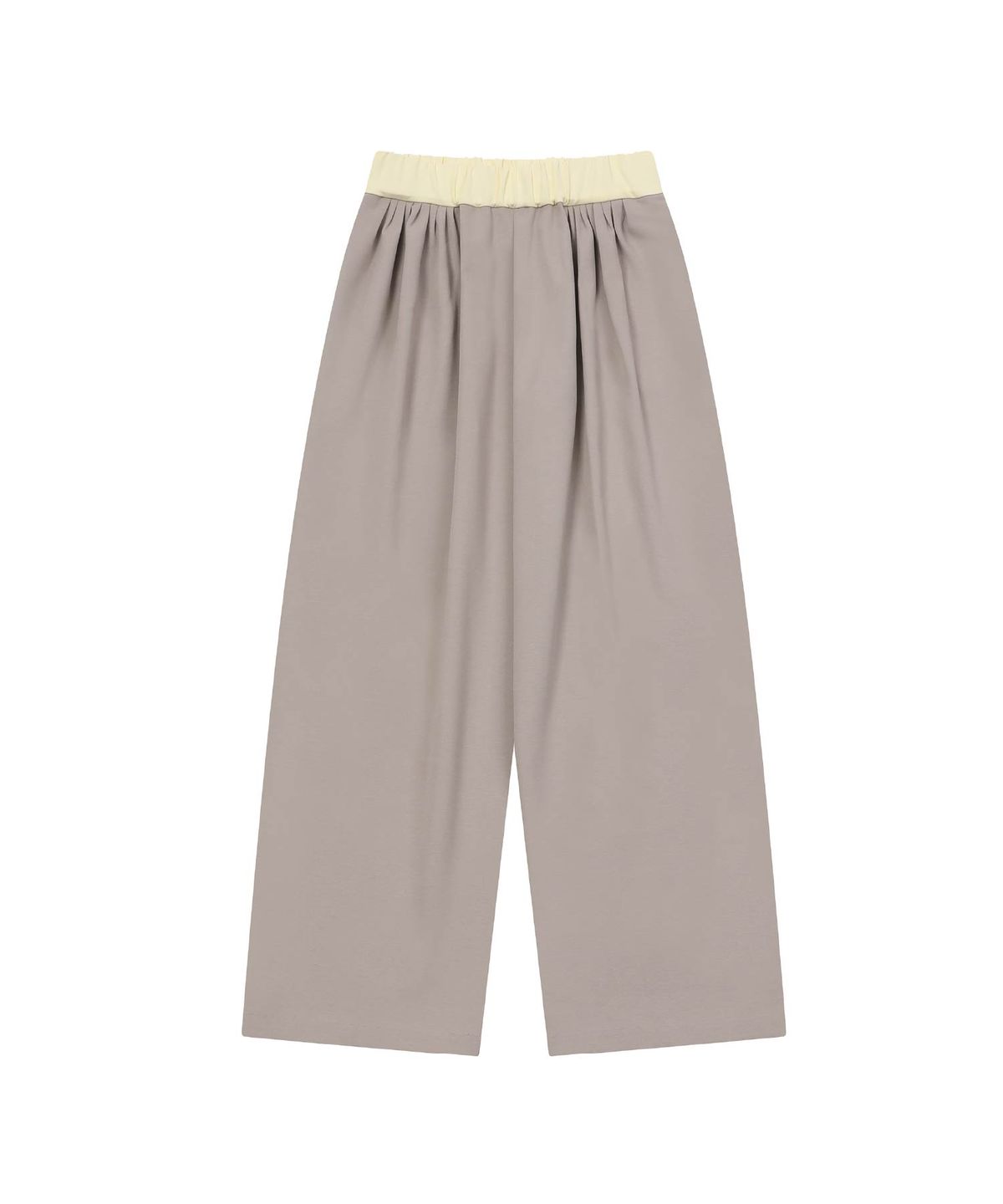 구미코(9UMIKO) STUDIO TRACK PANTS OATMEAL