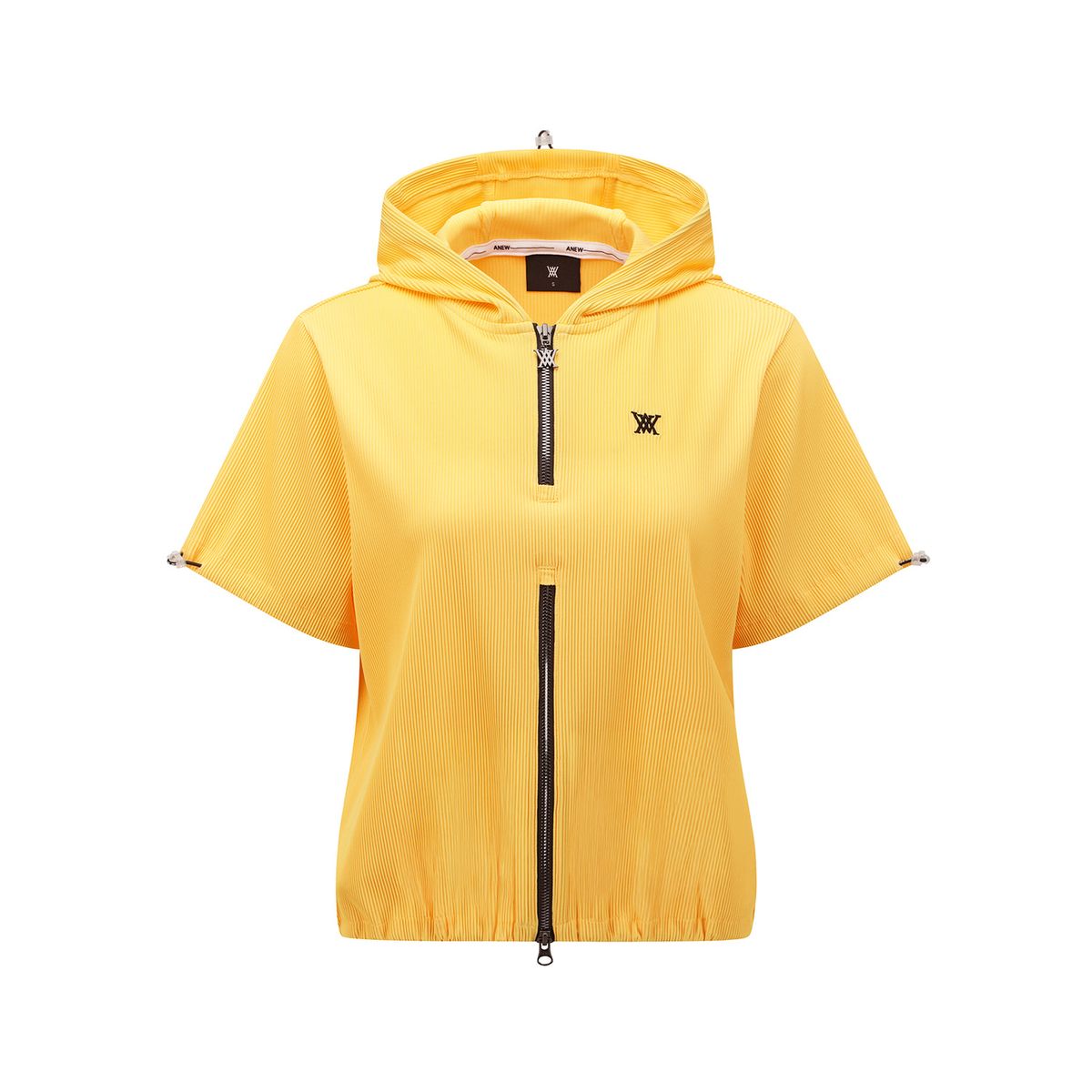 어뉴골프(ANEW GOLF) WOMEN ABSTRACT DOUBLE ZIP ANORAK T-SHIRT_YE