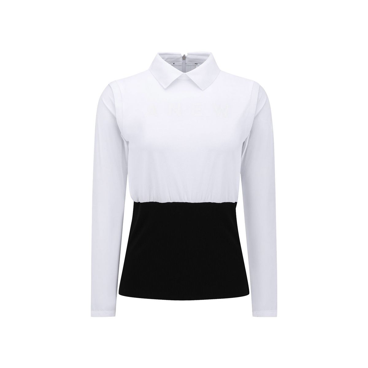 어뉴골프(ANEW GOLF) WOMEN REVERSE COOLING SLEEVE T-SHIRT_WH