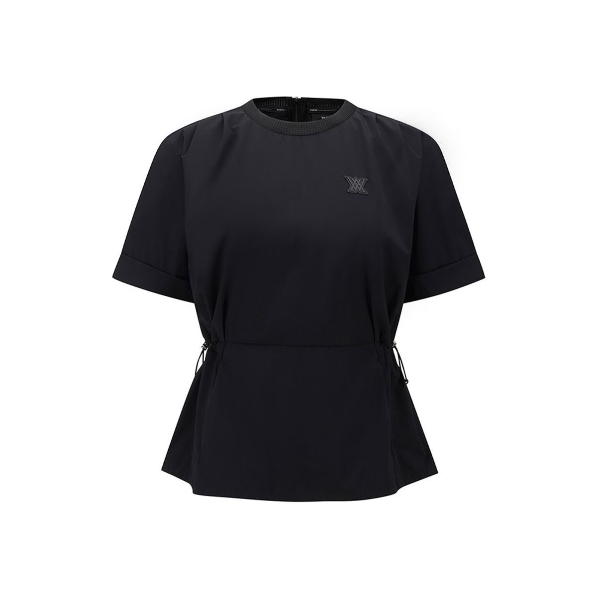어뉴골프(ANEW GOLF) WOMEN LAYERED ANORAK T-SHIRT_BK