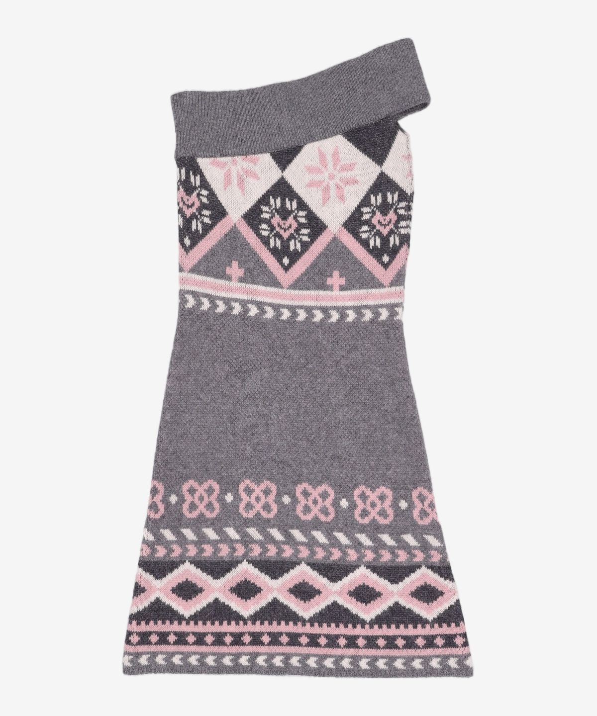 매드핑크(MADPINK) PAIR ISLE OFF SHOULDER KNIT DRESS FREE