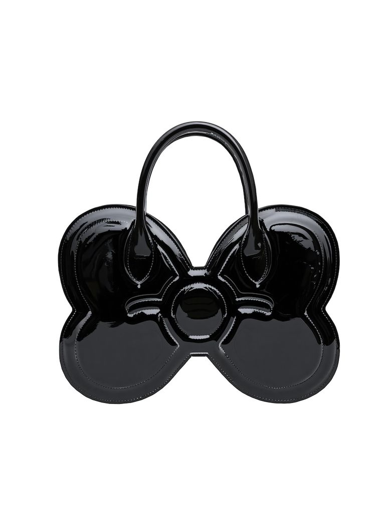 GLOWNY X MY MELODY BOW MINI BAG (BLACK)