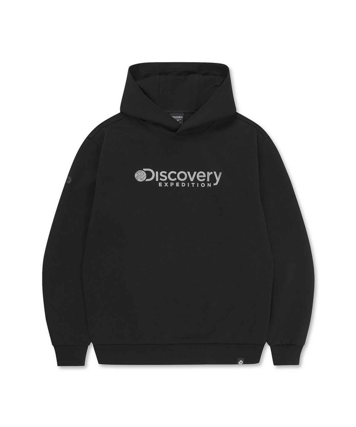 디스커버리 익스페디션(DISCOVERY EXPEDITION) 에센셜 로건 후드티 (BLACK)