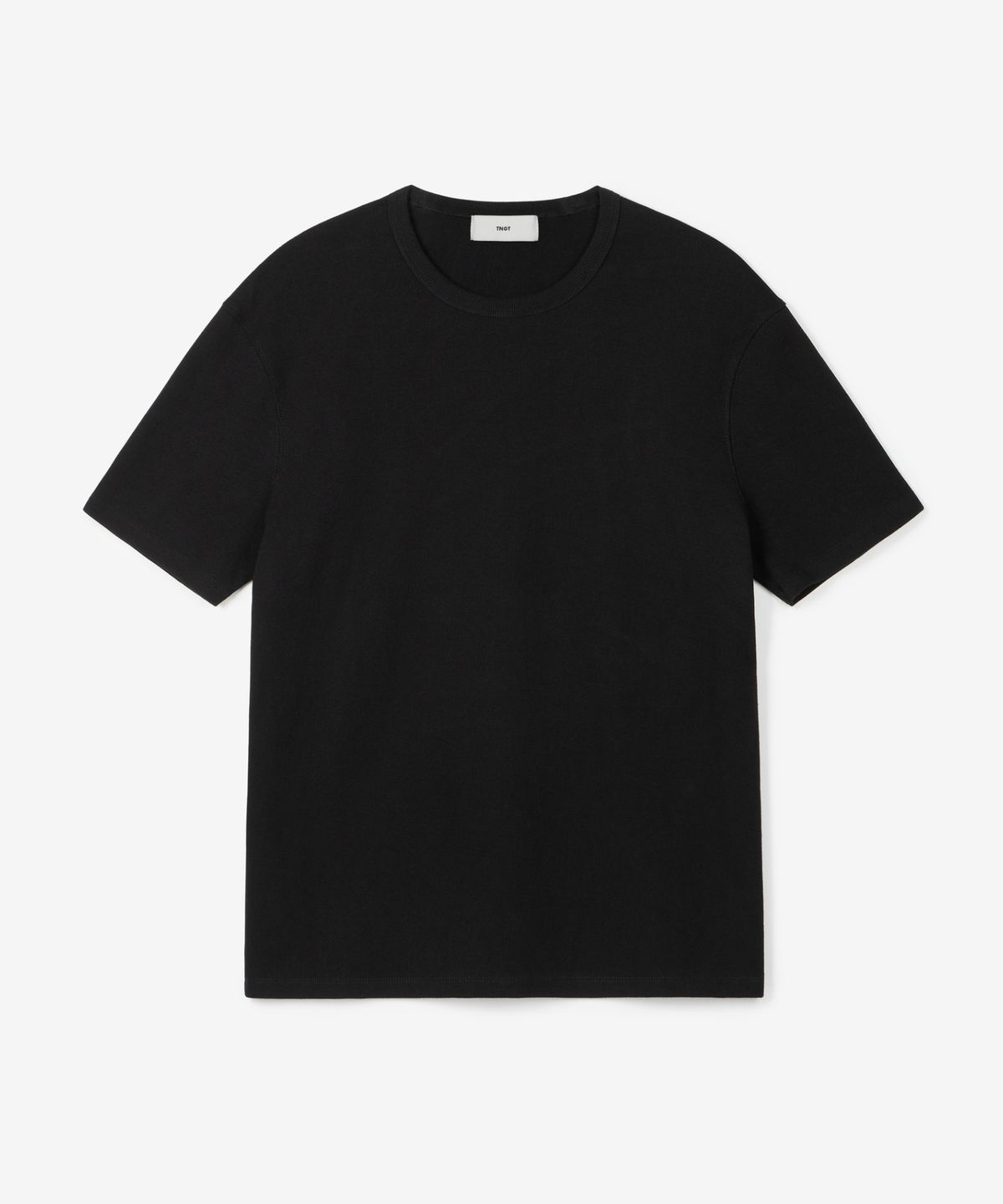 티엔지티(TNGT) Ribbed Slim Tee (Black) TNTS6E215BK