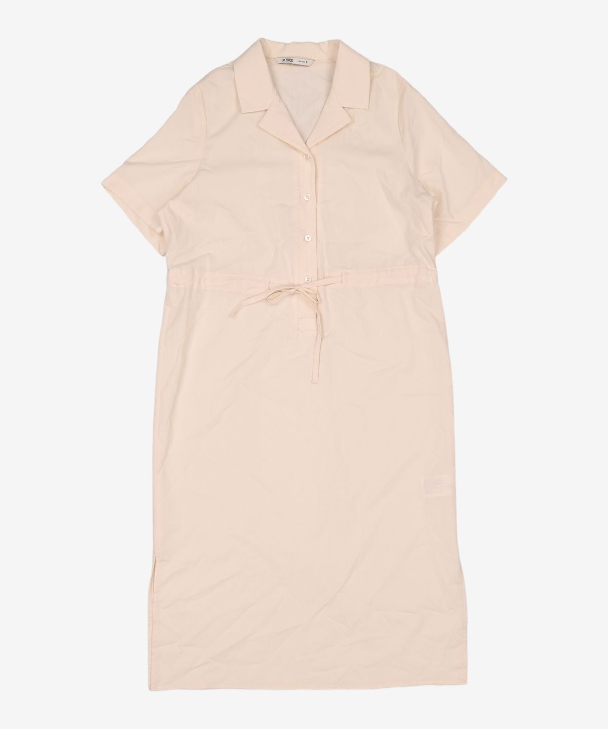 미쏘(MIXXO) 스트링 포인트 셔츠형 원피스 MIWOWB710A S