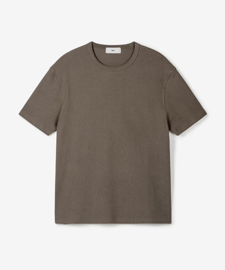 Ribbed Slim Tee (Beige) TNTS6E215I2