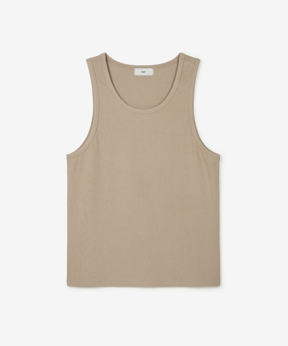 티엔지티(TNGT) Ribbed Slim Sleeveless (Beige) TNTS6E216I2