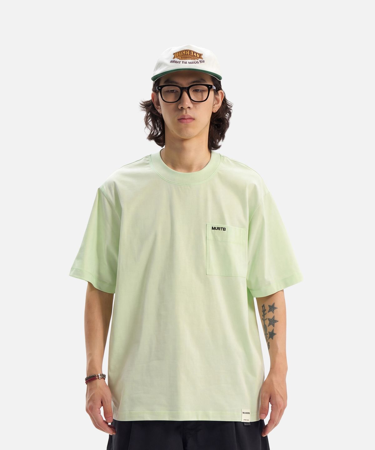미드업데이트(MIDUPDATE) MURTB Minimal Pocket SS Tee mint