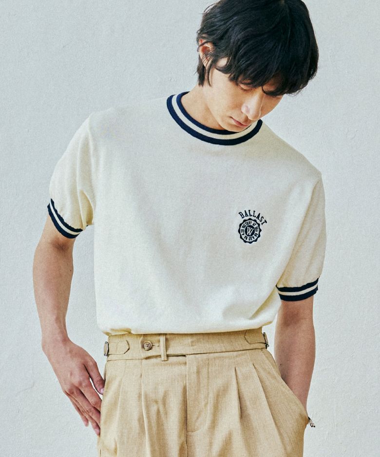 발라스트 애슬레틱 링거티 니트 크림