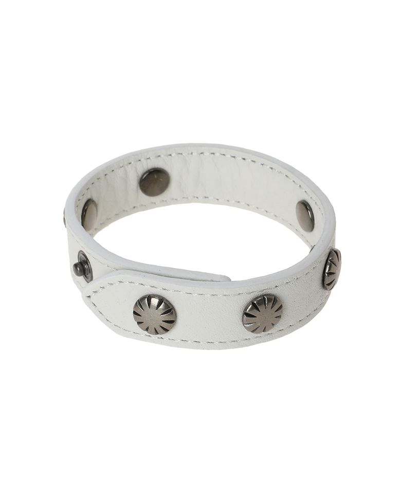 Stud Leather Bracelet (ivory)