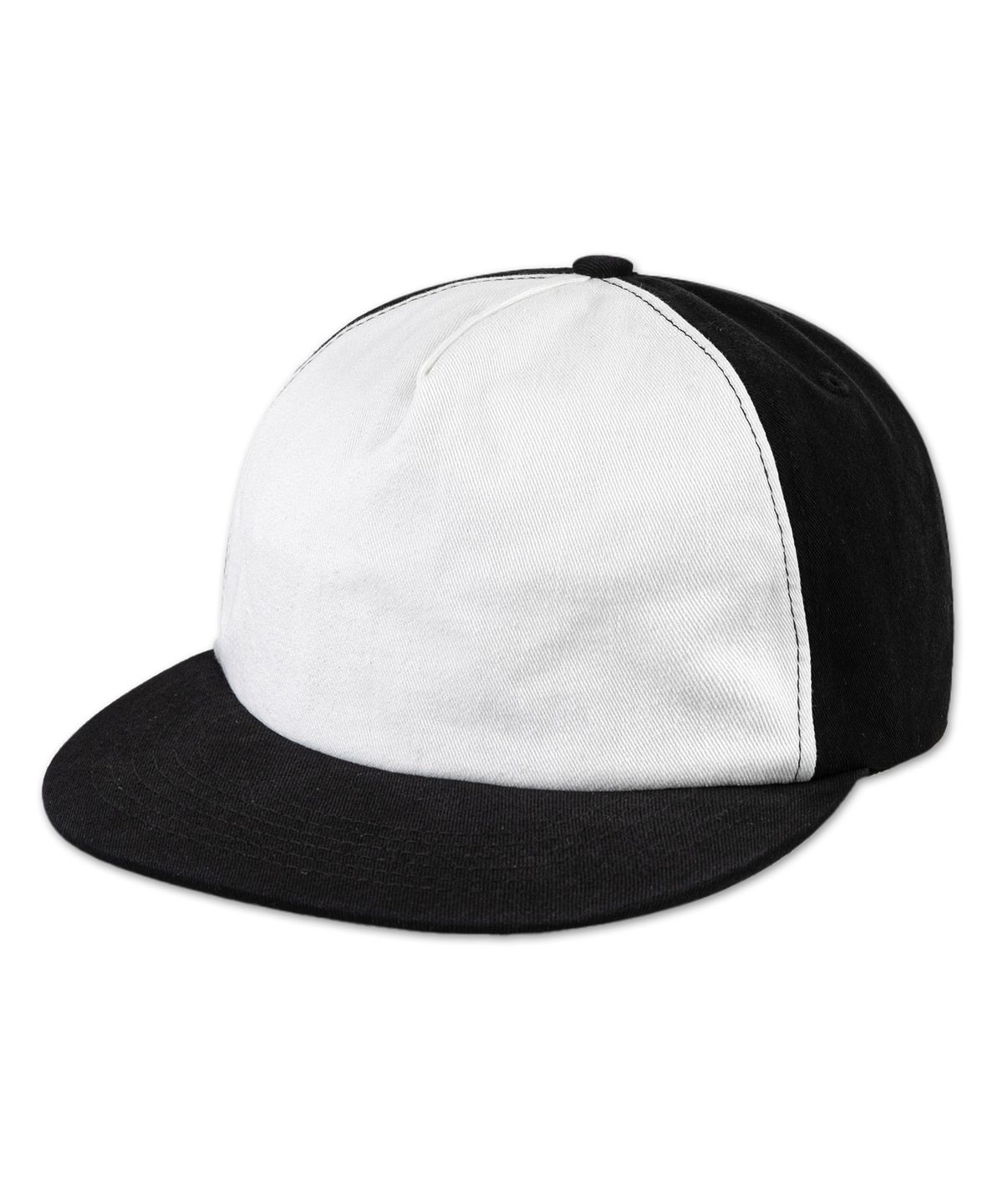 챕터(CHAPTER) STANDARD 5-PANEL TWO-TONE WASHING BALL CAP-블랙