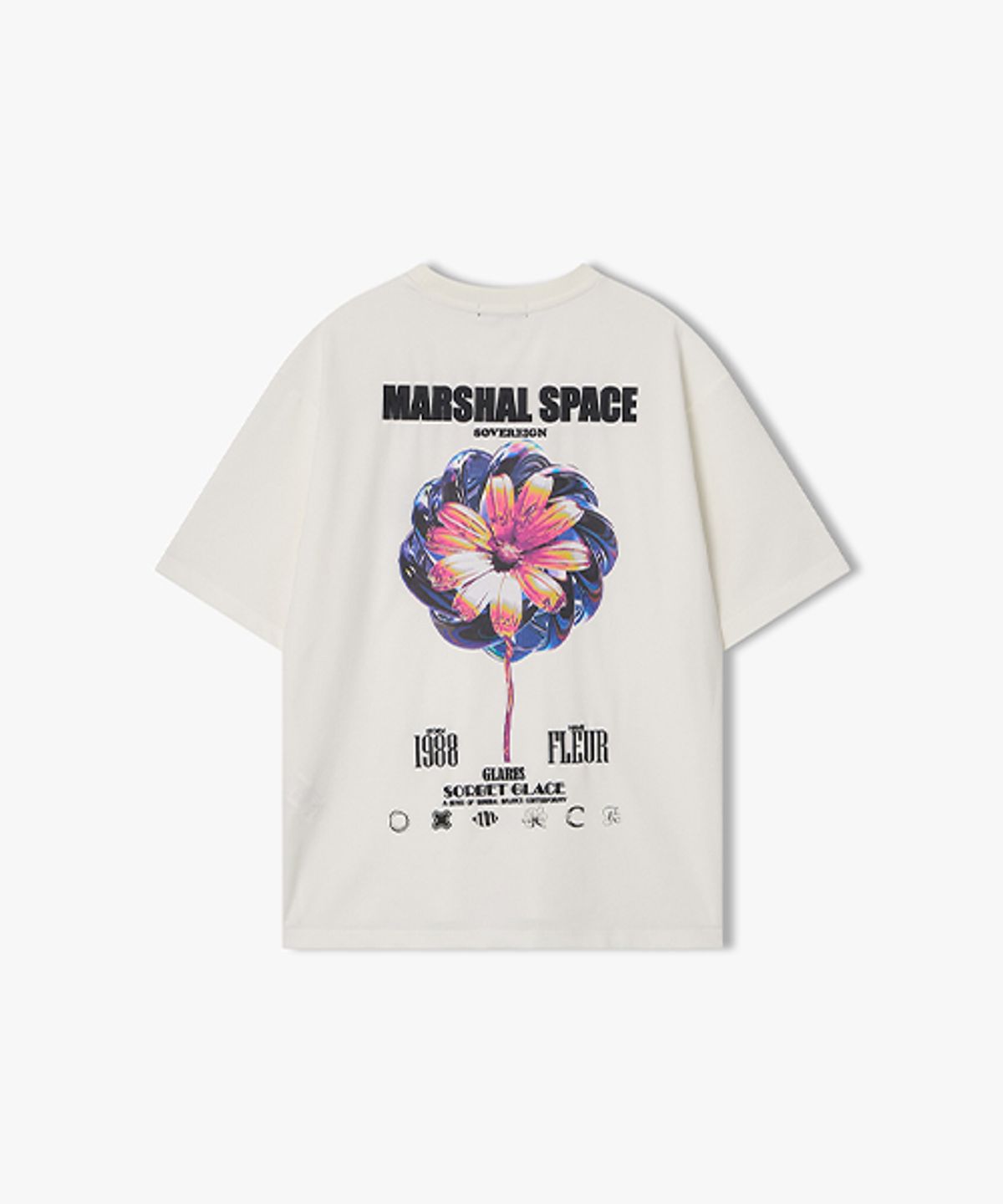 리버클래시(LIBERCLASSY) [26SS] LMO42701 화이트 아트웍 티셔츠
