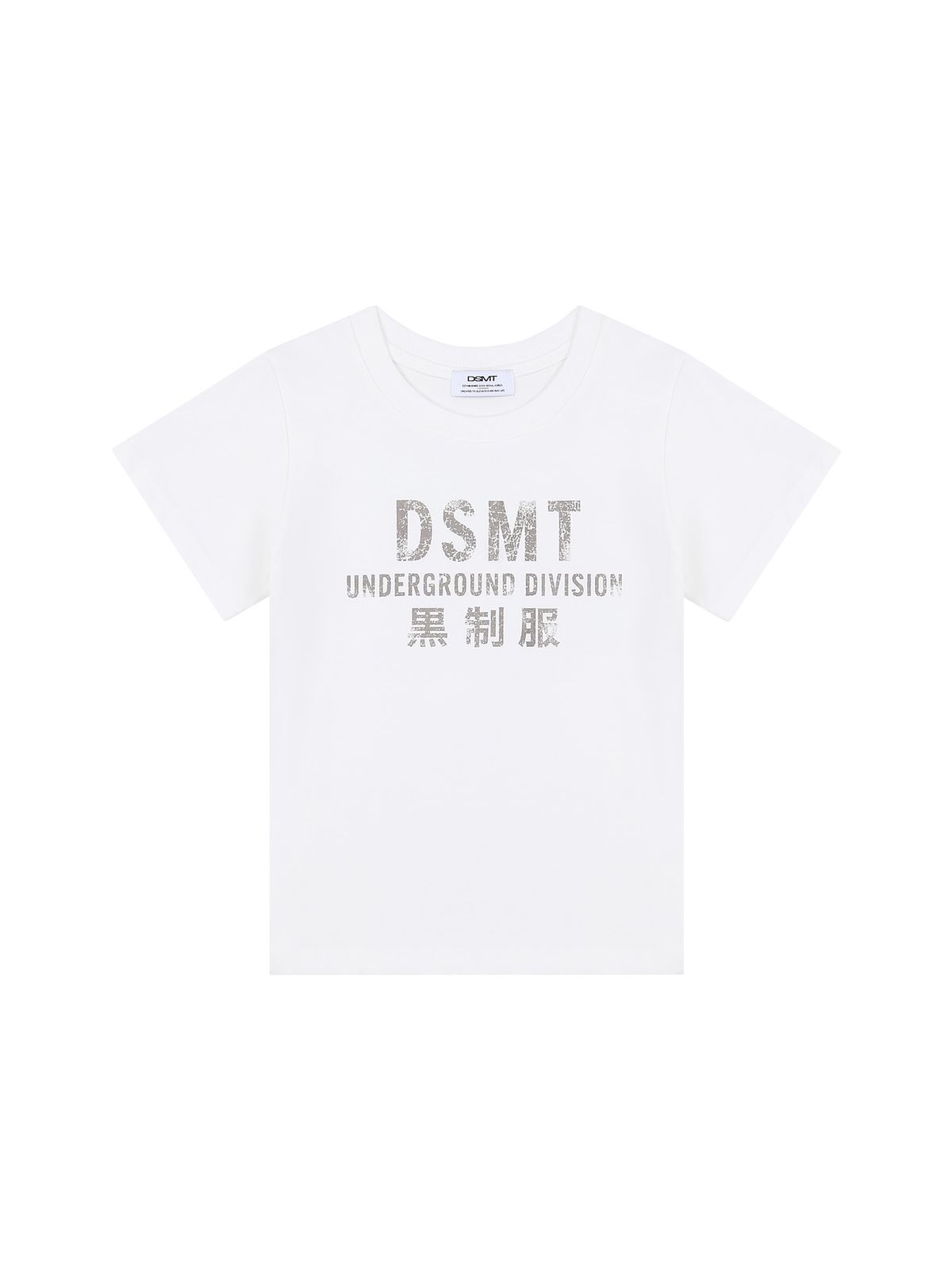 디에스엠티(DSMT) UNDERGROUND DIVISION TEE_WHITE