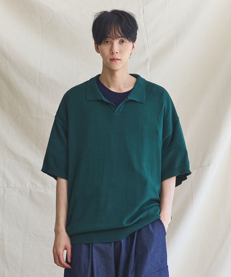 어반 클래식 반팔니트 그린