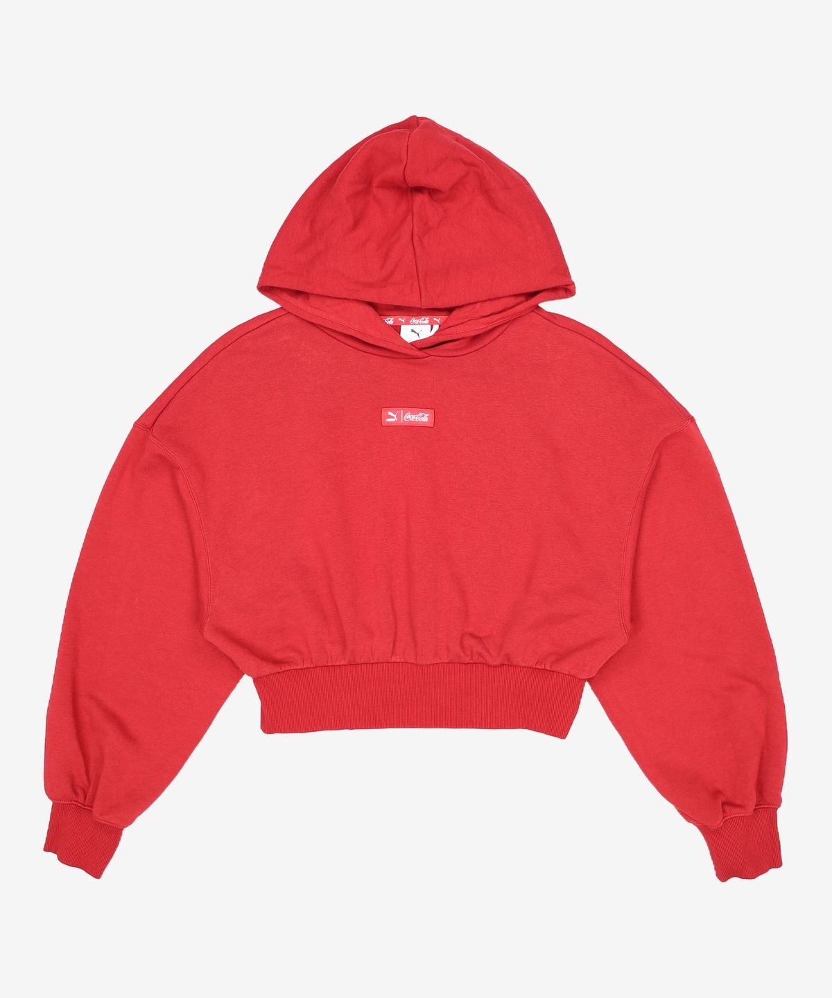 푸마(PUMA) 푸마Ⅹ코카 콜라 크롭 후드 티셔츠 - 레드 / 536166-22 L