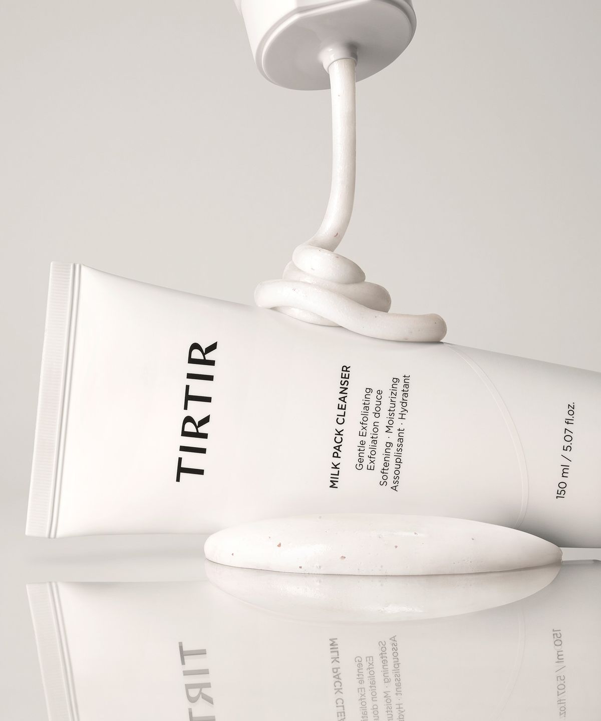 티르티르(TIRTIR) 밀크 팩 클렌저 50ml (물광 쫀득 팩폼)
