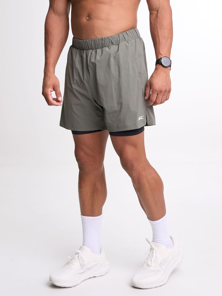 Sprint 5-Inch 2in1 Short (Grey)