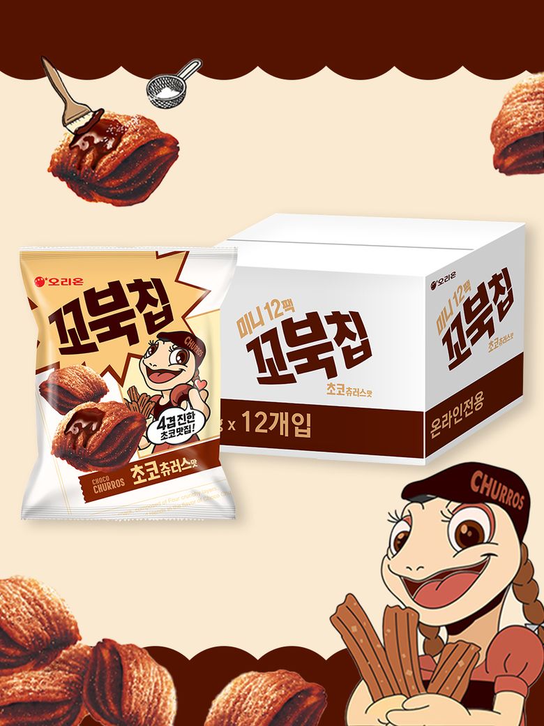 꼬북칩 초코츄러스 미니(30g) X 12개