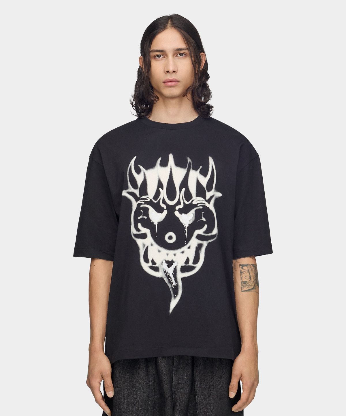 와이쓰리(Y-3) (U) 치토 GFX 숏 슬리브 티셔츠 블랙 GFX SS TEE BLACK
