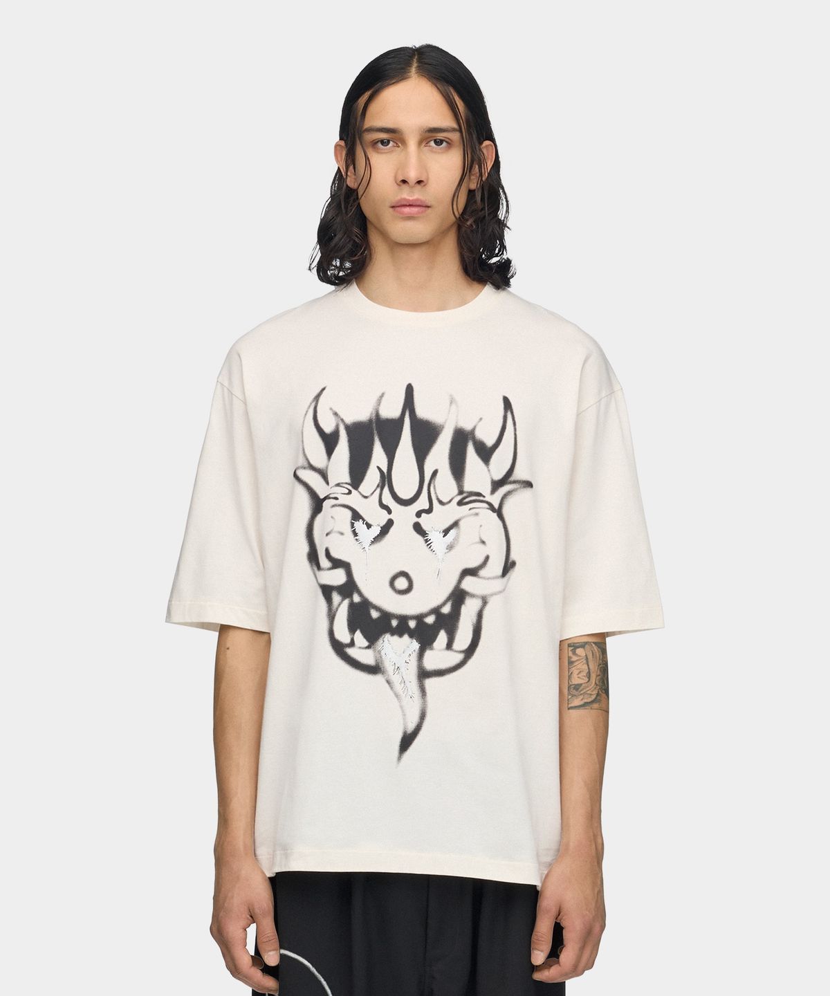 와이쓰리(Y-3) (U) 치토 GFX 숏 슬리브 티셔츠 화이트 GFX SS TEE CHALK WHITE