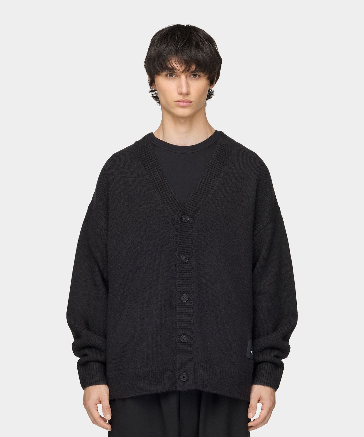 와이쓰리(Y-3) (M) 치토 GFX 니트 가디건 블랙 GFX KNIT CARD BLACK