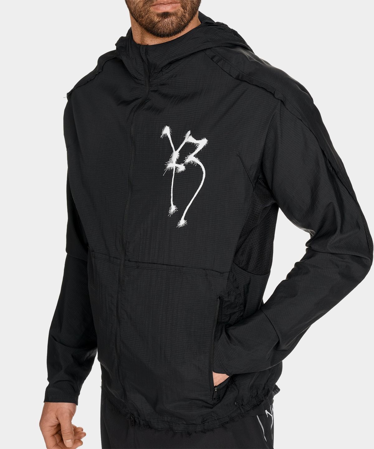 와이쓰리(Y-3) (M) 치토 GFX 러닝 재킷 블랙 M GFX RUN JKT BLACK