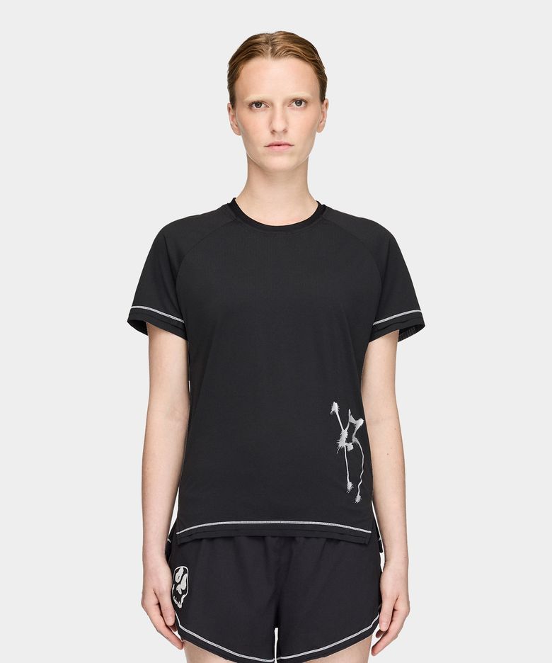 (W) 치토 W GFX 러닝 티셔츠 블랙 W GFX S RUN TEE BLACK