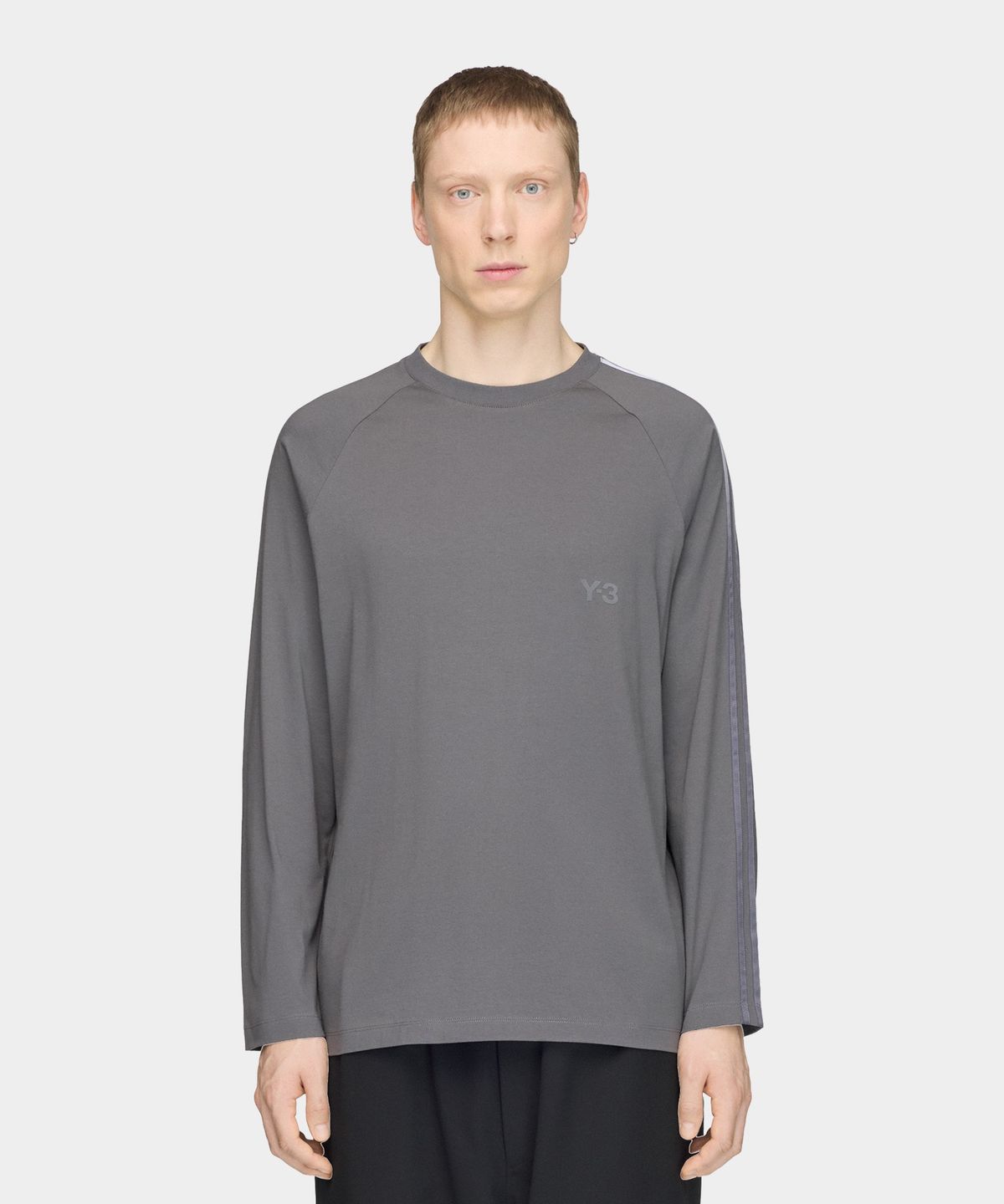 와이쓰리(Y-3) (U) 오버사이즈 그라디언트 3S 롱 슬리브 티셔츠 그레이 OVS GRD 3S LS T GREY FIVE