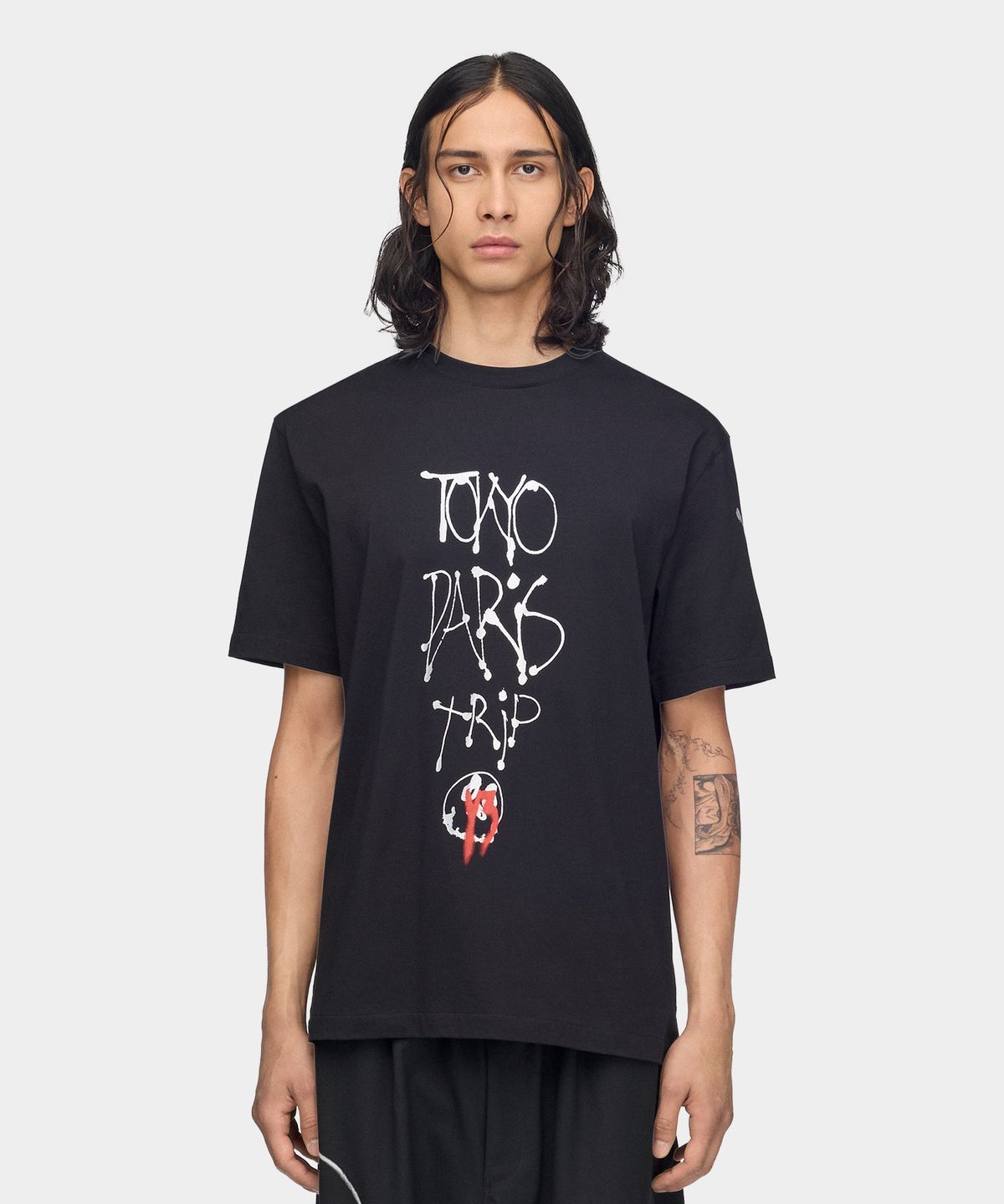 와이쓰리(Y-3) (U) 치토 시티 GFX 숏 슬리브 티셔츠 블랙 CITY GFX SS TEE BLACK