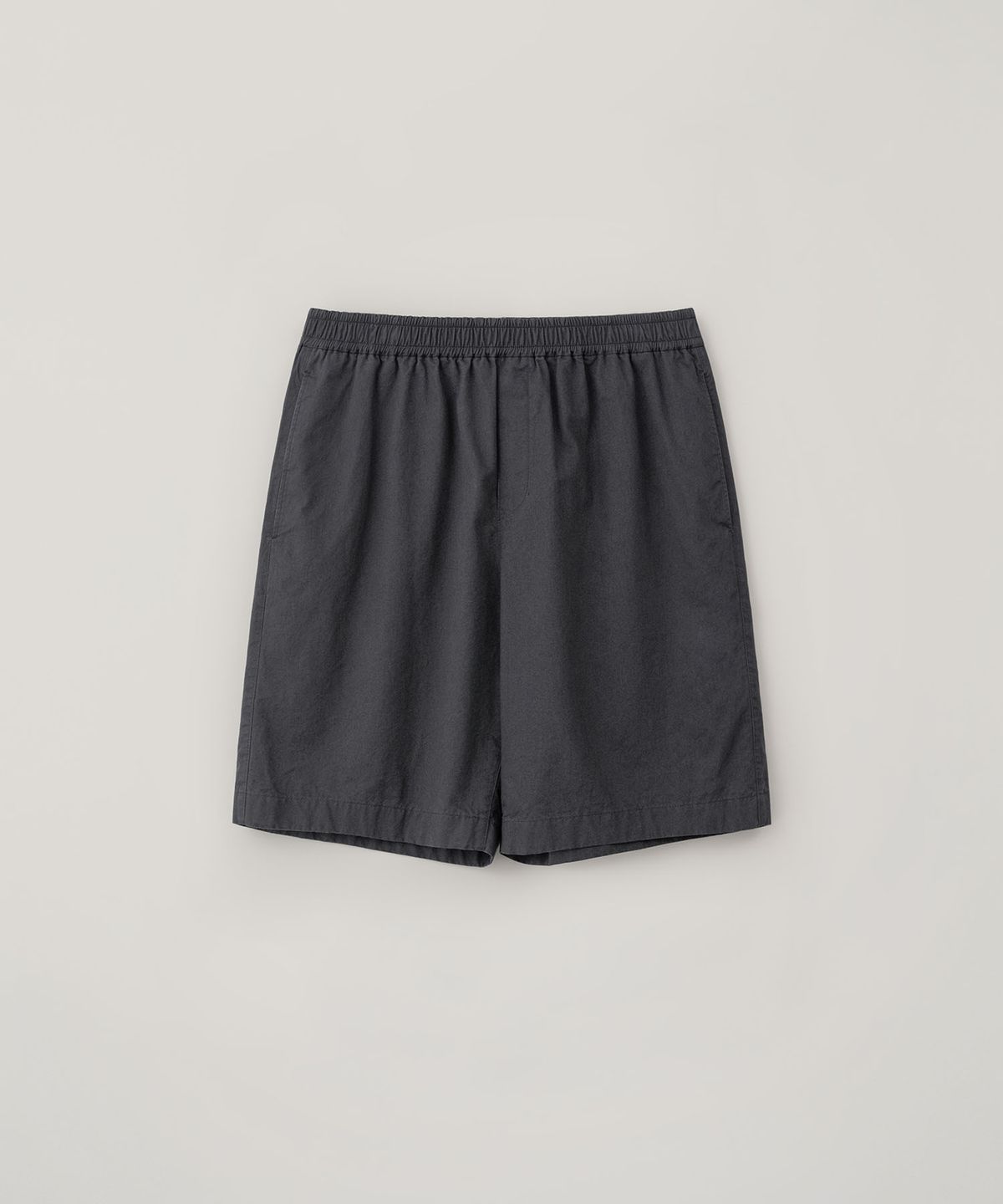 블랭크룸(BLANKROOM) 워시드 밴딩 쇼츠_CHARCOAL NAVY