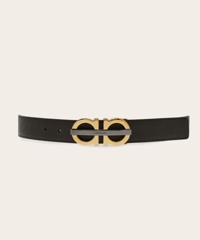 페라가모  남성 간치니 어드저스터블 레더 벨트 FERRAGAMO 670632 7884128412