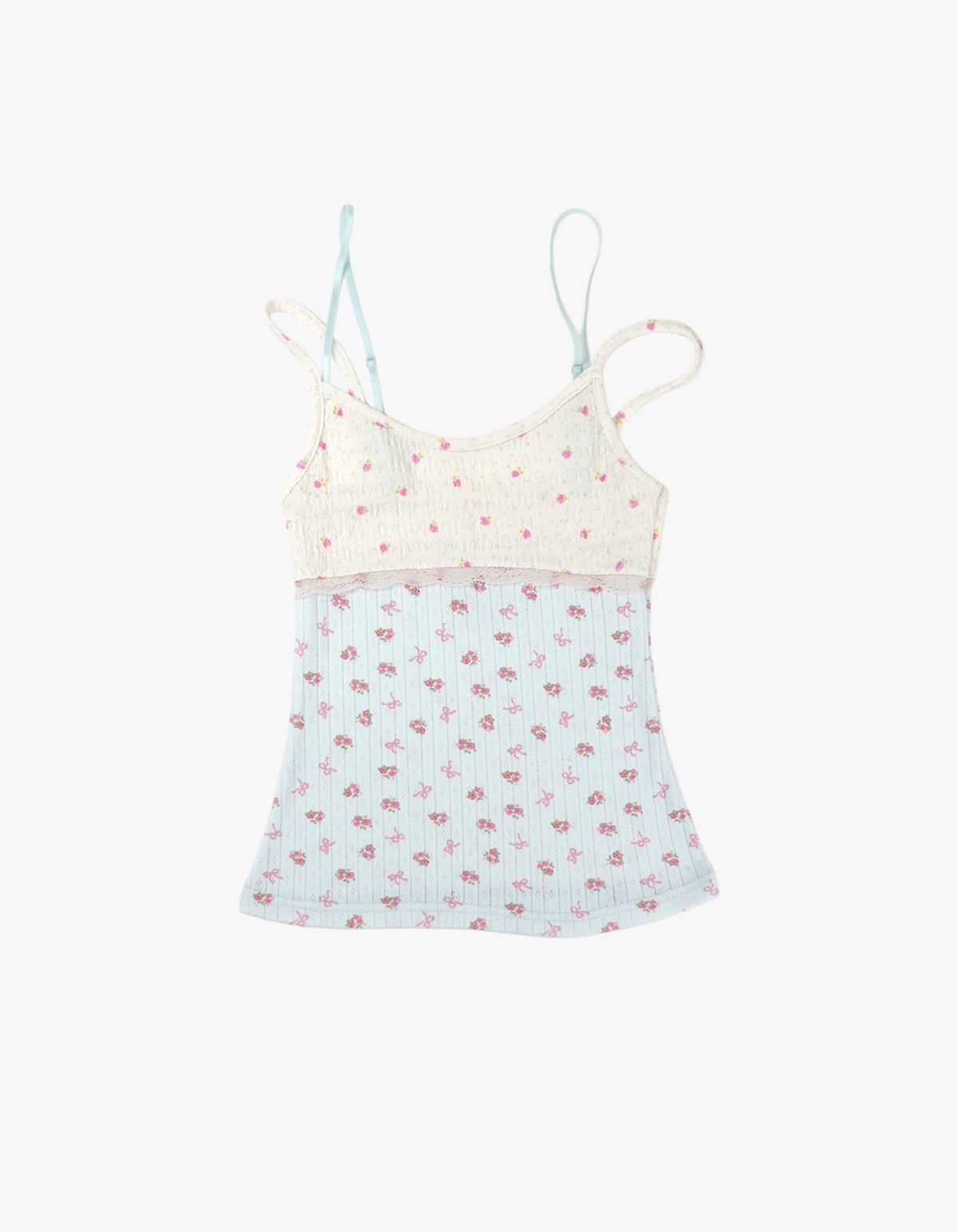 혼쿄(HONKYO) Double Strap Lace Sleeveless- Multi Coquette