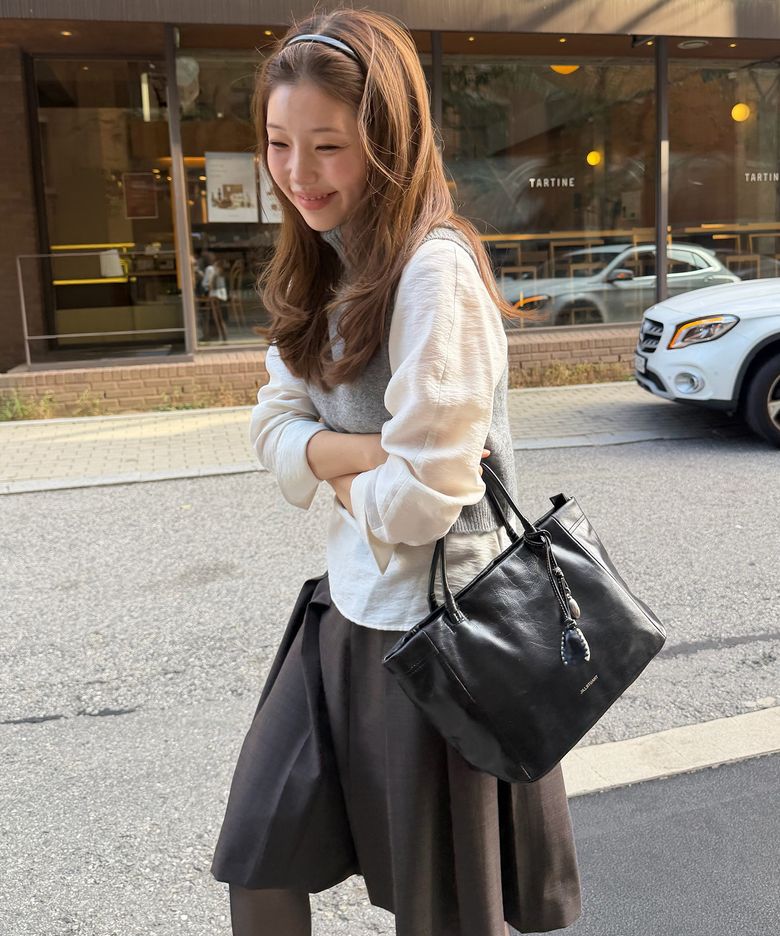 [FACETTE] 파세트 폴더블 소가죽 토트 S 2color