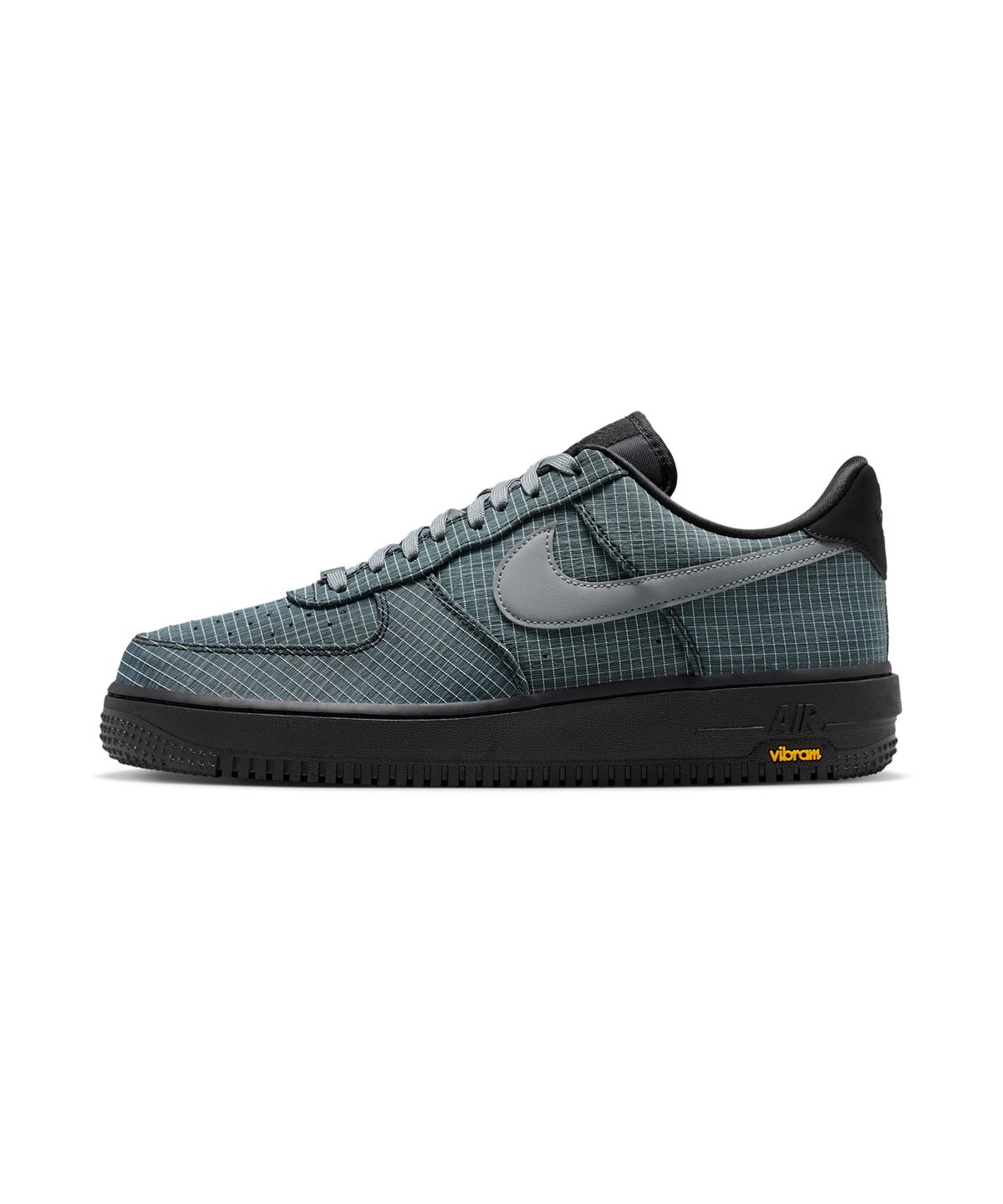 나이키(NIKE) 에어 포스 1 07 LX Vibram® M - 블랙:라이트 레몬 트위스트:스피드 옐로우:스모크 그레이 / IH1943-002
