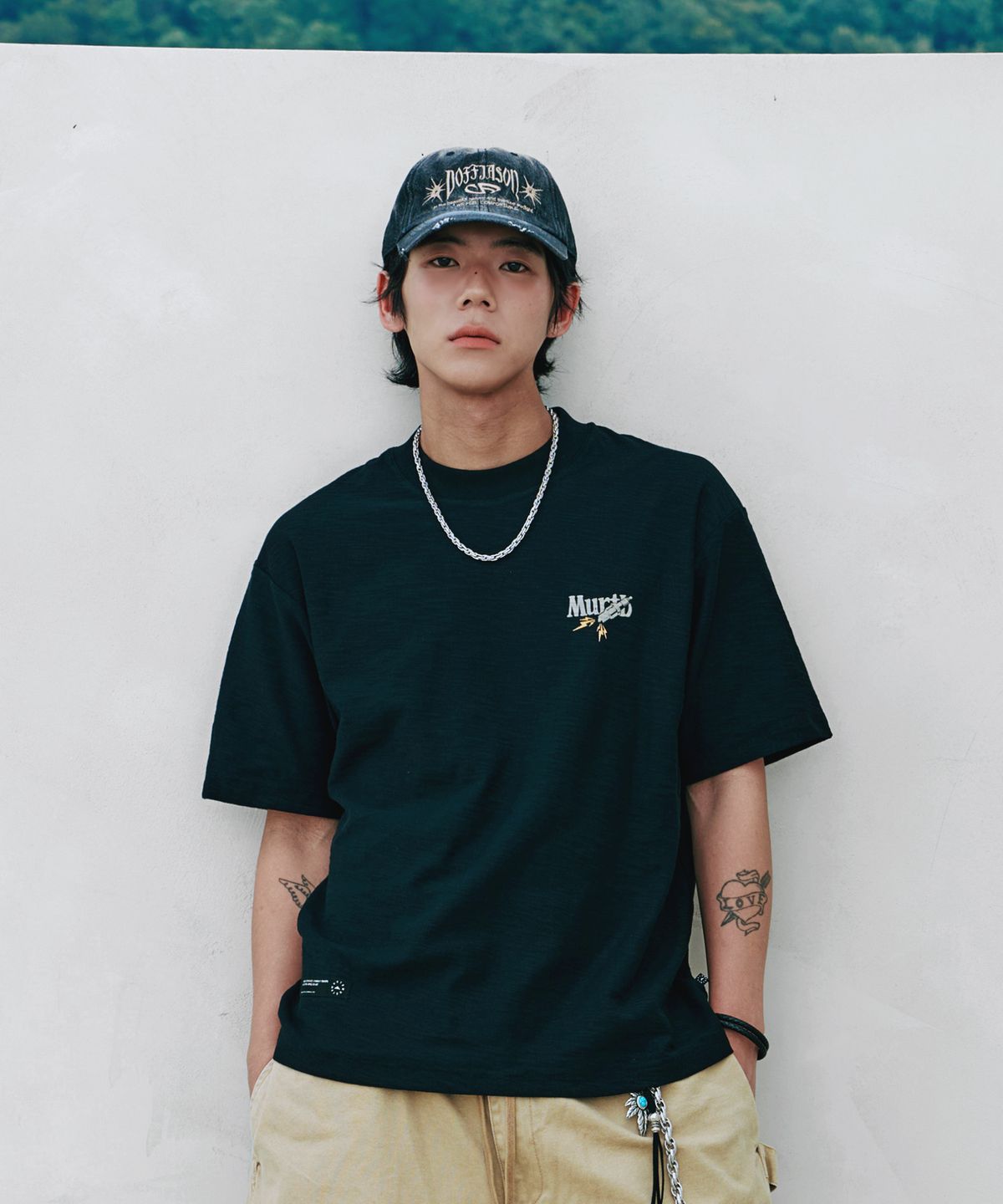 미드업데이트(MIDUPDATE) Return To Base Graphic SS Tee black