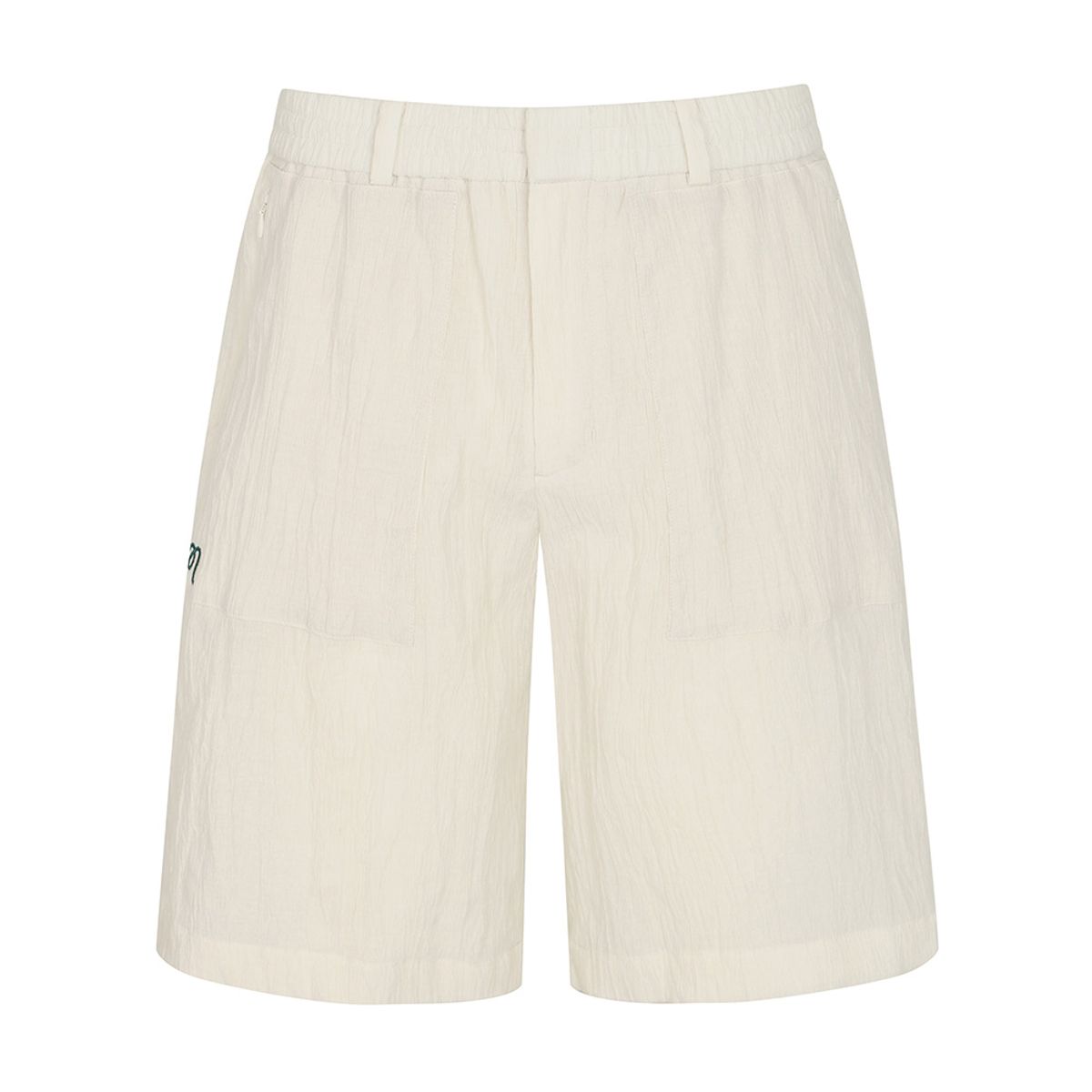 말본 골프(MALBON GOLF) 썸머 플리츠 하프팬츠 MINT IVORY (MAN)