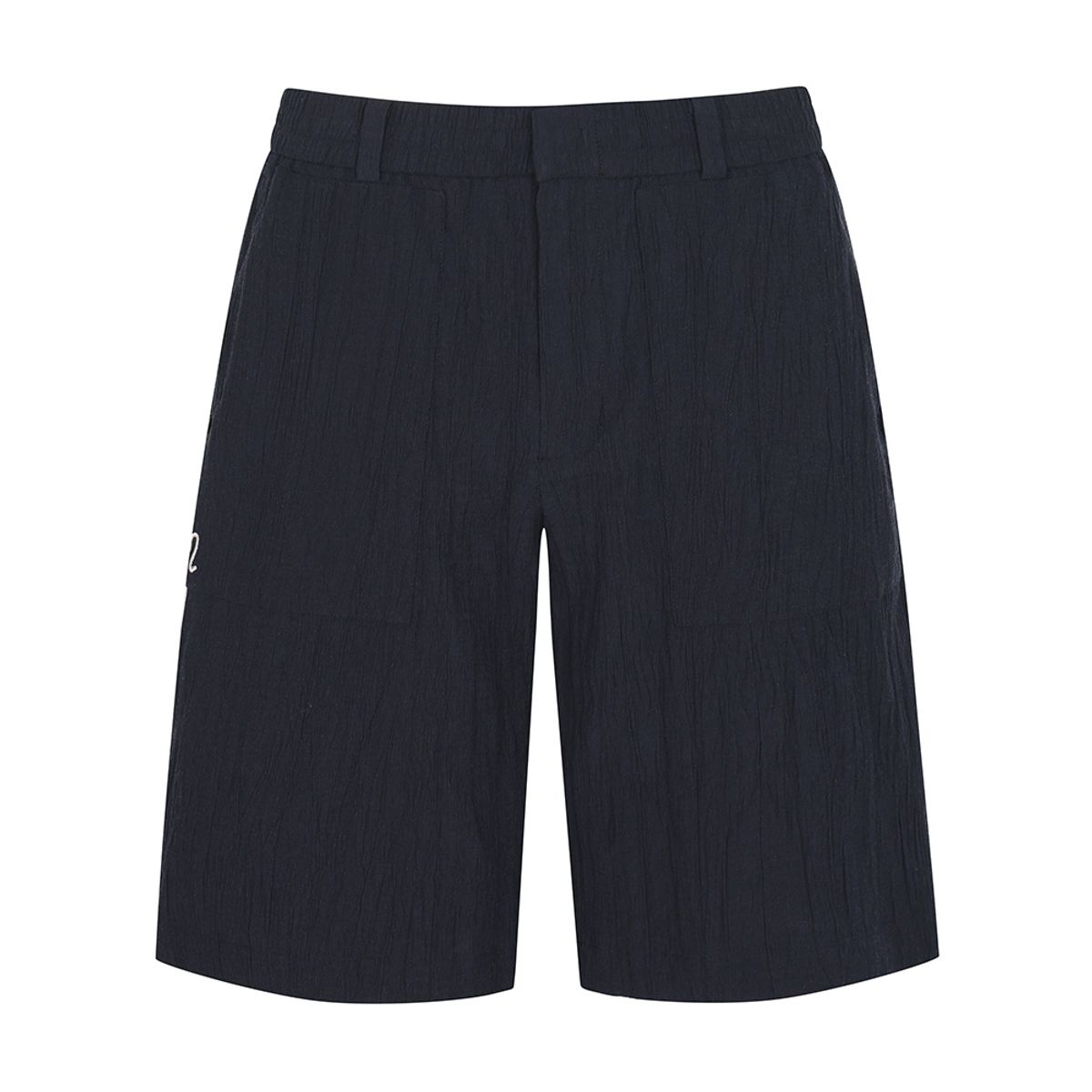 말본 골프(MALBON GOLF) 썸머 플리츠 하프팬츠 NAVY (MAN)