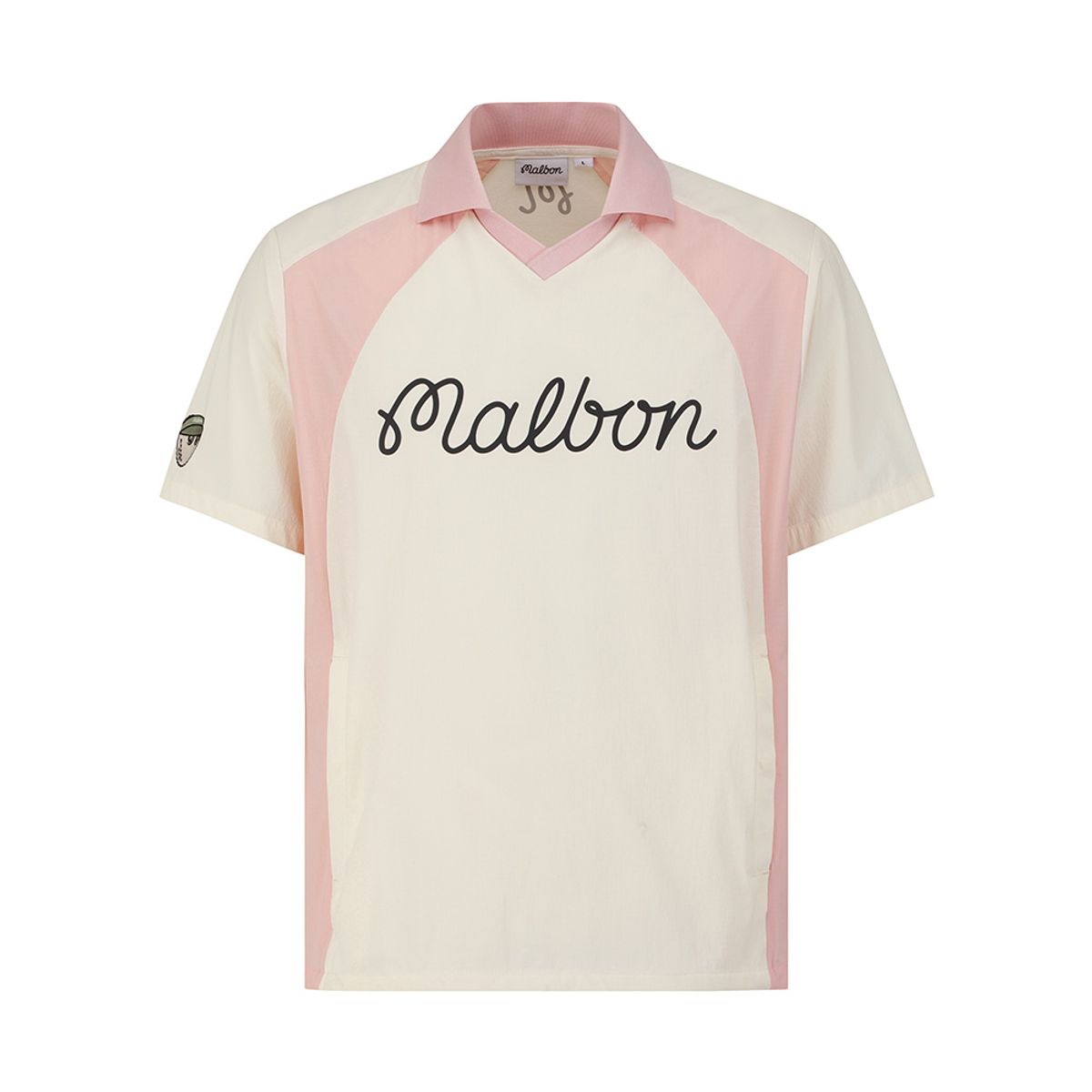 말본 골프(MALBON GOLF) 에어 블록 카라 피스테 LIGHT BEIGE