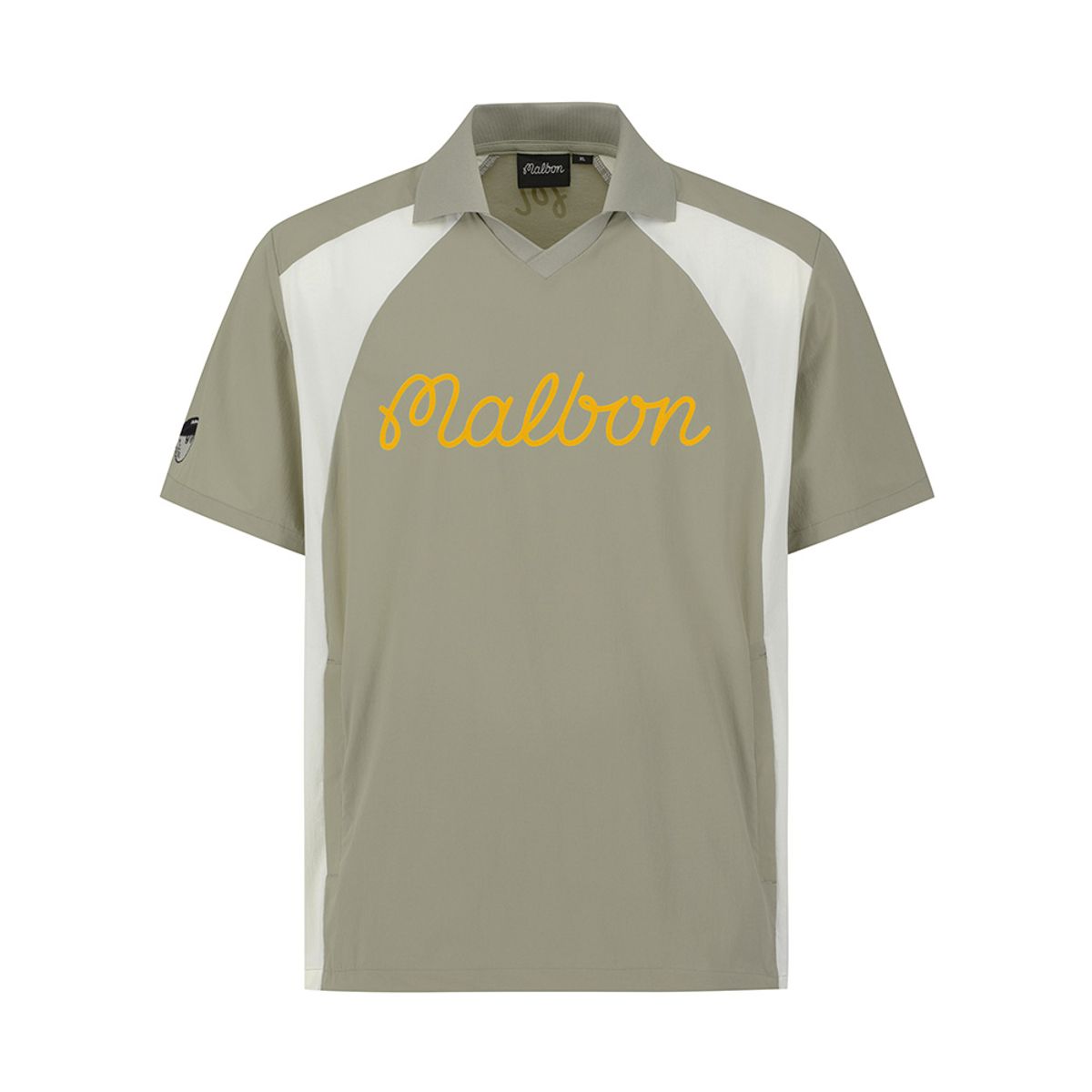 말본 골프(MALBON GOLF) 에어 블록 카라 피스테 BROWN
