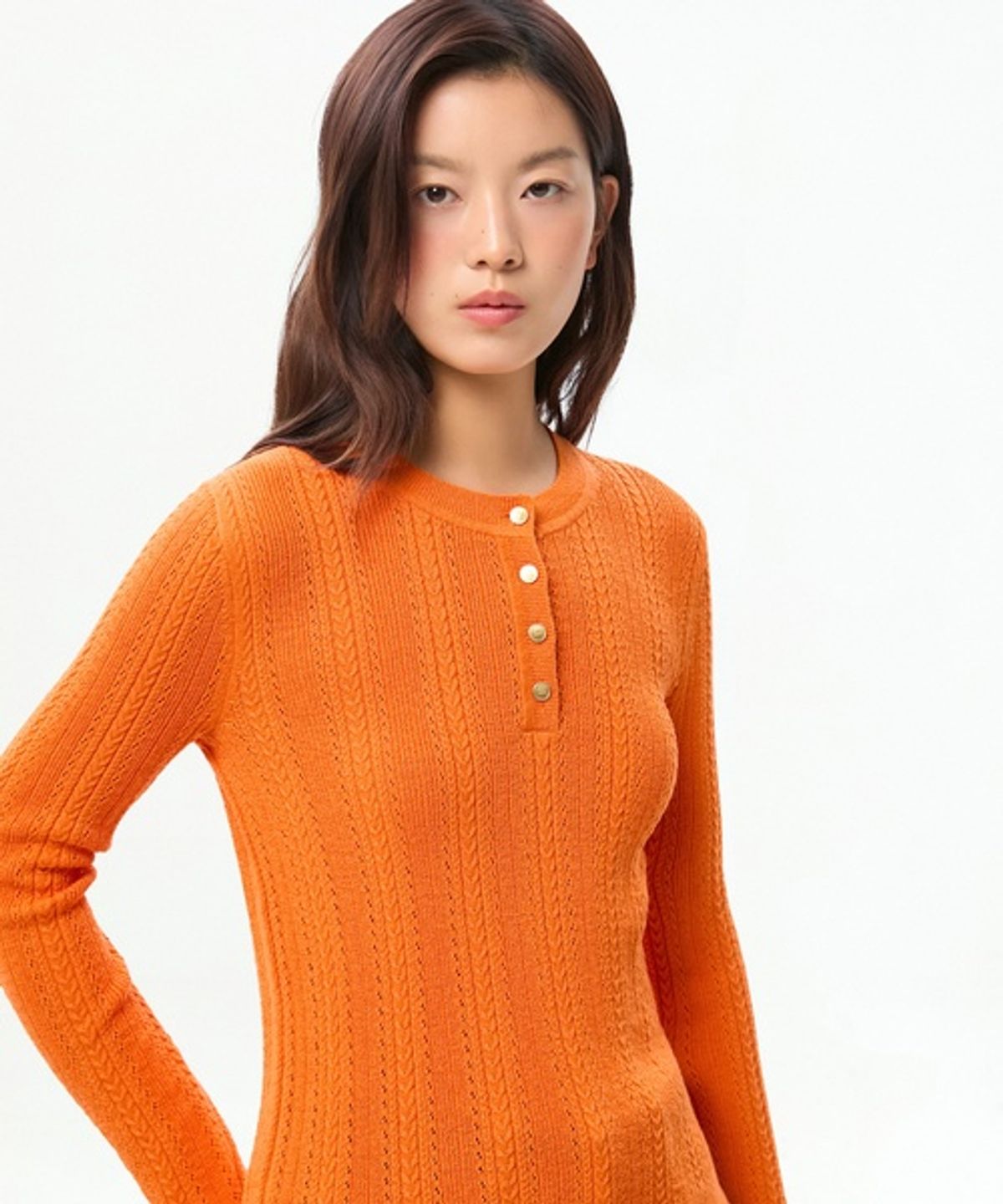 타미힐피거(TOMMY HILFIGER) 포인텔 헨리넥 스웨터