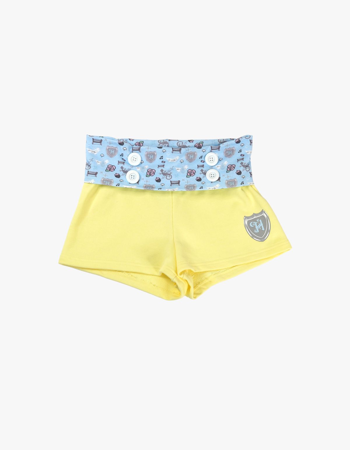 혼쿄(HONKYO) Dream-like Button Layered Shorts