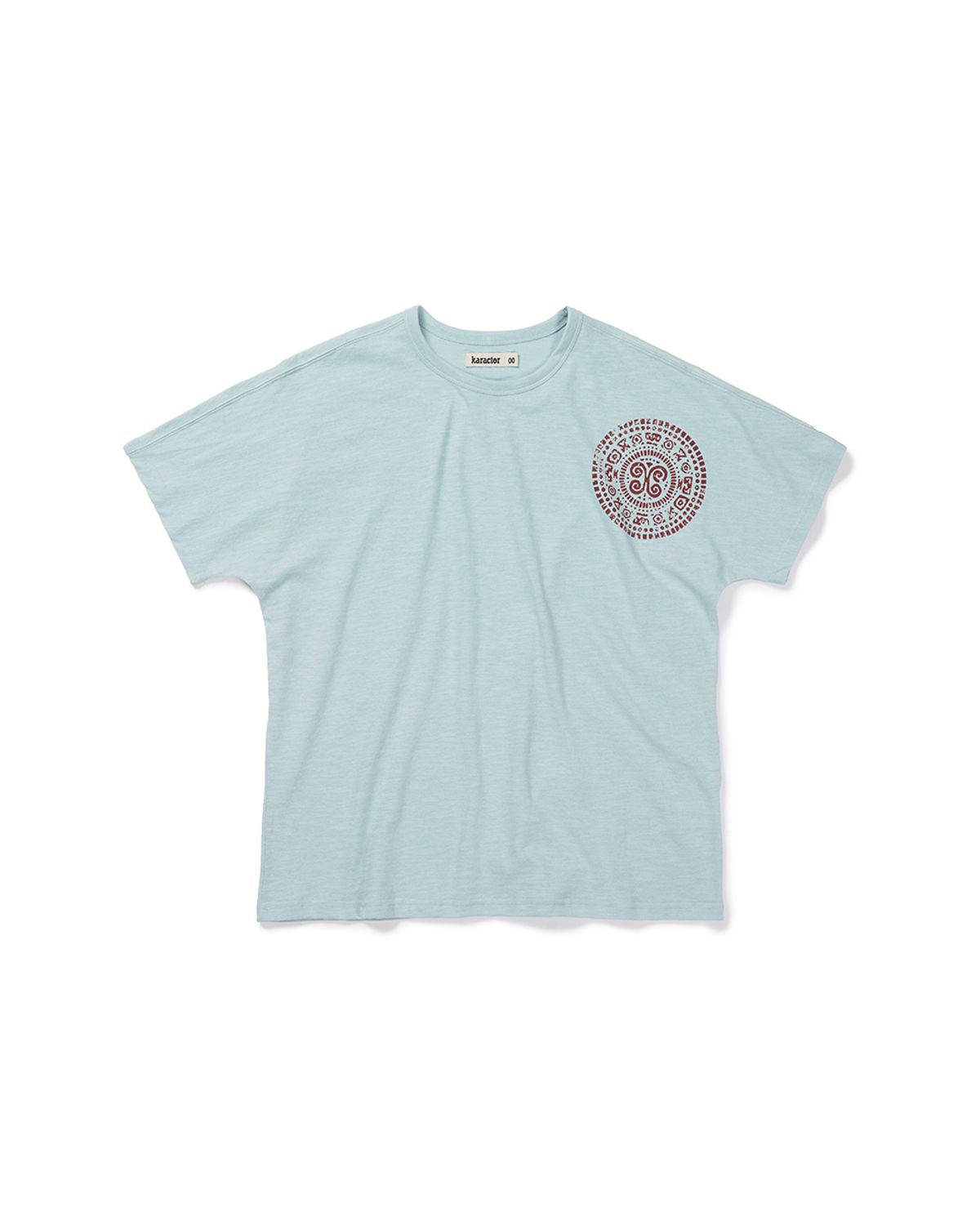 카락터(KARACTOR) Boteh half T-shirts / Lagoon